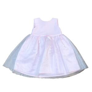 Blueberi Boulevard Pink Tweed Coat with Sleeveless Glitter Dress Set Girls 6